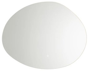 Specchio da bagno 80 cm con LED e riscaldamento specchio - Biba