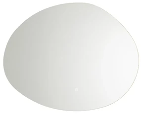 Specchio da bagno 80 cm con LED e riscaldamento specchio - Biba