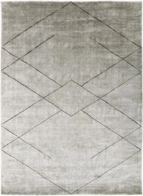 Tappeto in viscosa a pelo corto tessuto a mano Tetsu