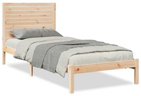 Giroletto extra lungo senza materasso 100x220 cm legno massello