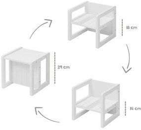 Sedia per bambini bianca – Roba