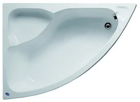 Kamalu - Vasca semicircolare ad angolo da 125cm in acrilico modello K-271