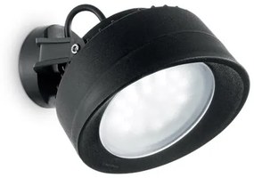 Lampada da parete 1 luce tommy ap nero 3000k