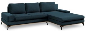 Divano letto angolare blu petrolio, angolo destro Planet - Windsor &amp; Co Sofas