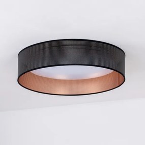 Duolla - Plafoniera LED ROLLER LED/24W/230V diametro 45 cm nero/rame