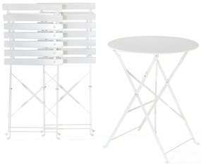 Set di mobili da giardino bianchi Retro - Bonami Essentials