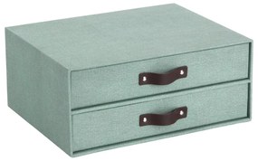 Organizer verde in cartone per cassetti Birger Canvas Paper Laminate – Bigso