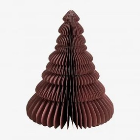 Confezione Da 3 Alberi Di Natale In Carta Noelle Cedro Rosso & ↑24 Cm - Sklum