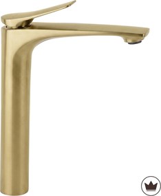 Rubinetto da lavabo PREMIUM Rea Vision Brush Gold High