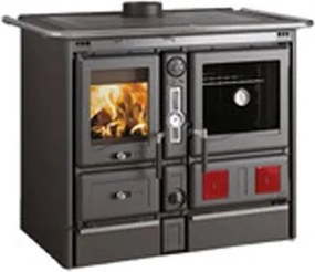 Termocucina a legna Rosa 16,8 kW Antracite - La Nordica