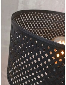 Lampada da tavolo nera con paralume in bambù (altezza 53 cm) Java - Good&amp;Mojo