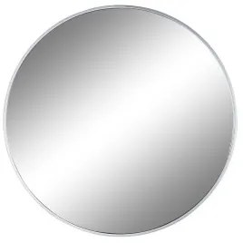 Specchio da parete DKD Home Decor Argentato Cristallo Ferro Moderno 80 x 1,8 x 80 cm