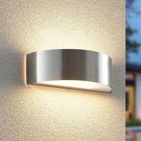 ELC Clitia applique LED da esterni di acciaio inox