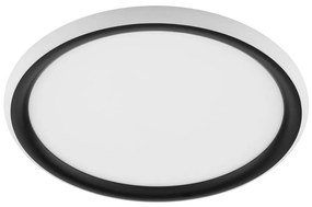 Brilliant - Plafoniera LED dimmerabile CARLOZ, 16 W, 230 V, Ø 30 cm, nero