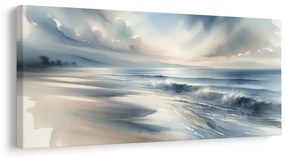 Quadro su tela – Onde mattutine sulla costa