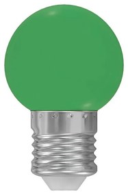 Lampadina LED E27/1W/230V verde 5500-6500K