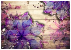 Fotomurale  Purple Memory  Colore Viola, Dimensioni e Misure 400x280