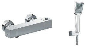 Kamalu - miscelatore doccia termostatico con doccetta modello kt8000