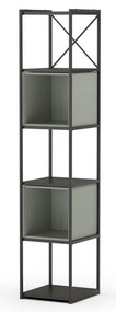 Libreria verde-nera 36x179 cm Anya - Marckeric