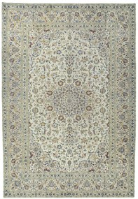 Kashan Tappeto persiano 360 x 250 Beige (Iran) Annodato A Mano