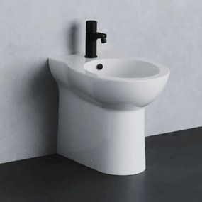 Bidet a Terra Azzurra Ceramica "Fast" Bianco Lucido