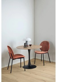 Sedia da pranzo color terracotta Cliff – Actona