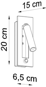 Sollux SL.0956 - Faretto da muro ENIF 1xG9/12W/230V