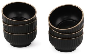 Ciotole nere in set da 6 0,25 l - Hermia