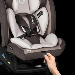 Lionelo - Seggiolino auto AART i-Dimensioni 40-150 cm marrone/color crema