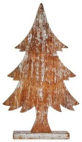 Albero di Natale Marrone 5 x 49,5 x 26 cm Argentato Legno