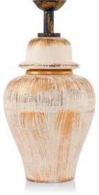 Lampada da tavolo RAMZES 1xE27/40W/230V crema/oro