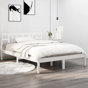 Giroletto bianco in legno massello 120x200 cm