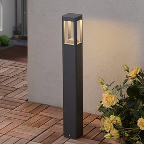 Lampioncino da giardino BERND Lucande, Nero, Alluminio, Moderno, Lampada LED da esterni