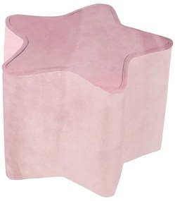 Pouf per bambini in velluto rosa chiaro Lil Sofa - Roba