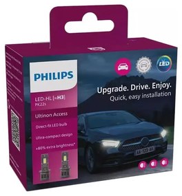 SET 2x LED Lampadine auto 11336 U2500 CX H3 PK22s/13W/12V 6000K