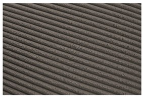 Divano angolare grigio/marrone allungabile (con composizione variabile) con rivestimento in velluto a coste Monaco – Bobochic Paris