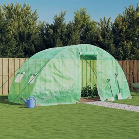 Serra Con Telaio İn Acciaio Verde 10 M² 5x2x2,3 M /