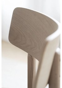 Sedie da pranzo in similpelle in colore marrone cognac-naturale in set di 2 pezzi Wolcott - Rowico