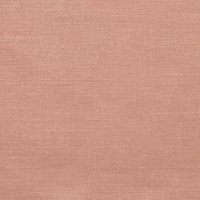 Federa in lino marrone terracotta con bordo a righe , 50 x 60 cm Cafe Creme - Linen Tales