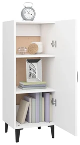 Credenza bianca 34,5x34x90 cm in legno multistrato