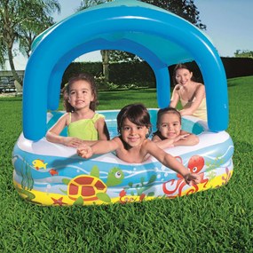 Piscina Per Bambini Con Tettoia 140x140x114 Cm 52192 /