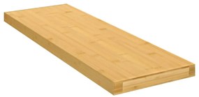 Scaffale A Parete 60x20x2,5 Cm İn Bambù /