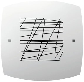 Plafoniera neoclassico Draft bianco IP20, 3XE27