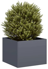 Fioriera Antracite 40x40x30 Cm İn Acciaio /