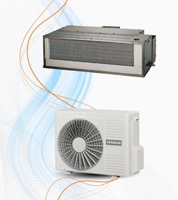 Climatizzatore Hitachi Canalizzato Mono Inverter R-32 WiFi, 24.000