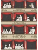 Cole & Son Carta da parati Teatro - Linen and Rouge