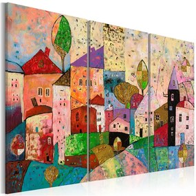 Quadro Picturesque Small Town  Colore colorful, Dimensioni e Misure 120x80