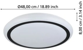 Eglo 900335 - Plafoniera LED CAPASSO 19,5W 230V
