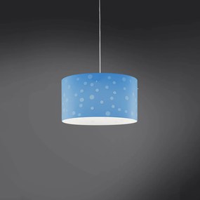 Lampadario Moderno Pois Polilux ® Blu Pastello 3 Luci E27