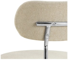 Sedia da pranzo color crema Lyric – Actona